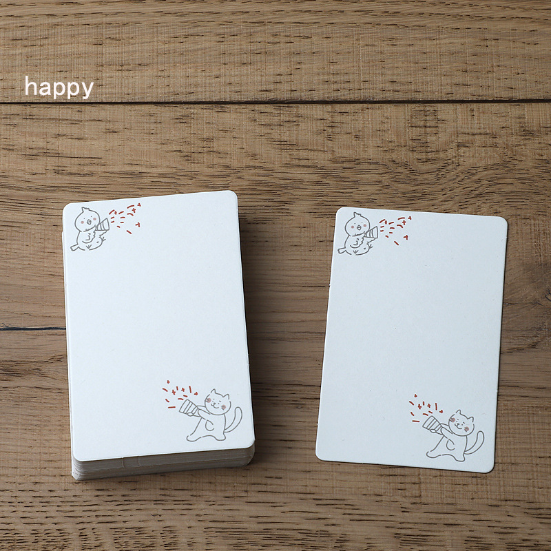 20/50 szt. Puste Kartki DIY 9x5,7cm Kartka robić Notatek Wiadomości Prezent Kartka z Życzeniami Zaproszenie Wzór Kwiatowy Kartki z Papieru kraft Dekoracja Ślubna