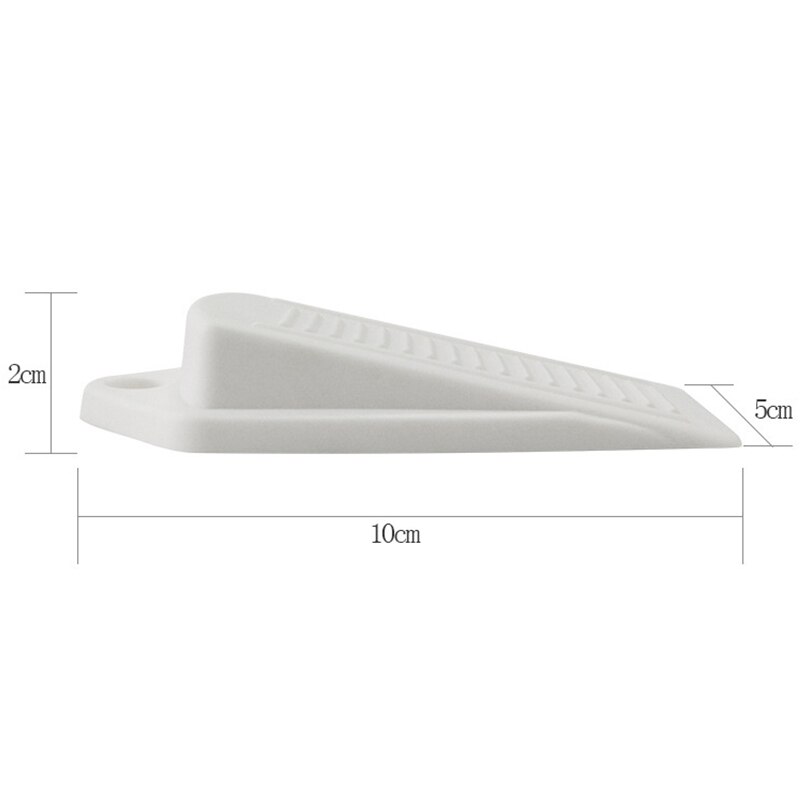Door Stops Non-Slip Black Wedge Shaped Rubber Door Buffers for Office Home America Floor Door Stopper Livingroom Accessories