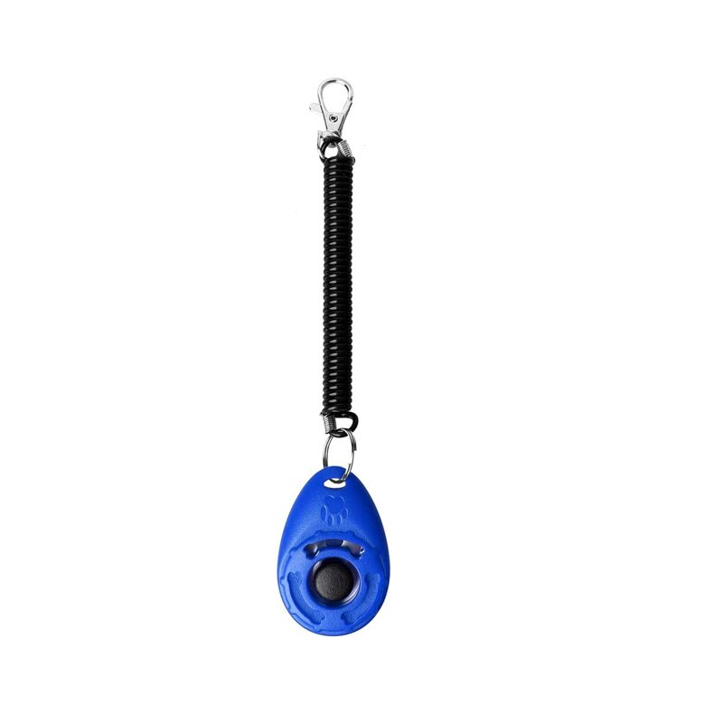 Pet Dog Training Clicker with Wrist Strap Dog Pet Training Clicker For Cats Puppy Birds Horses Behavioral Training Accessory: Blue