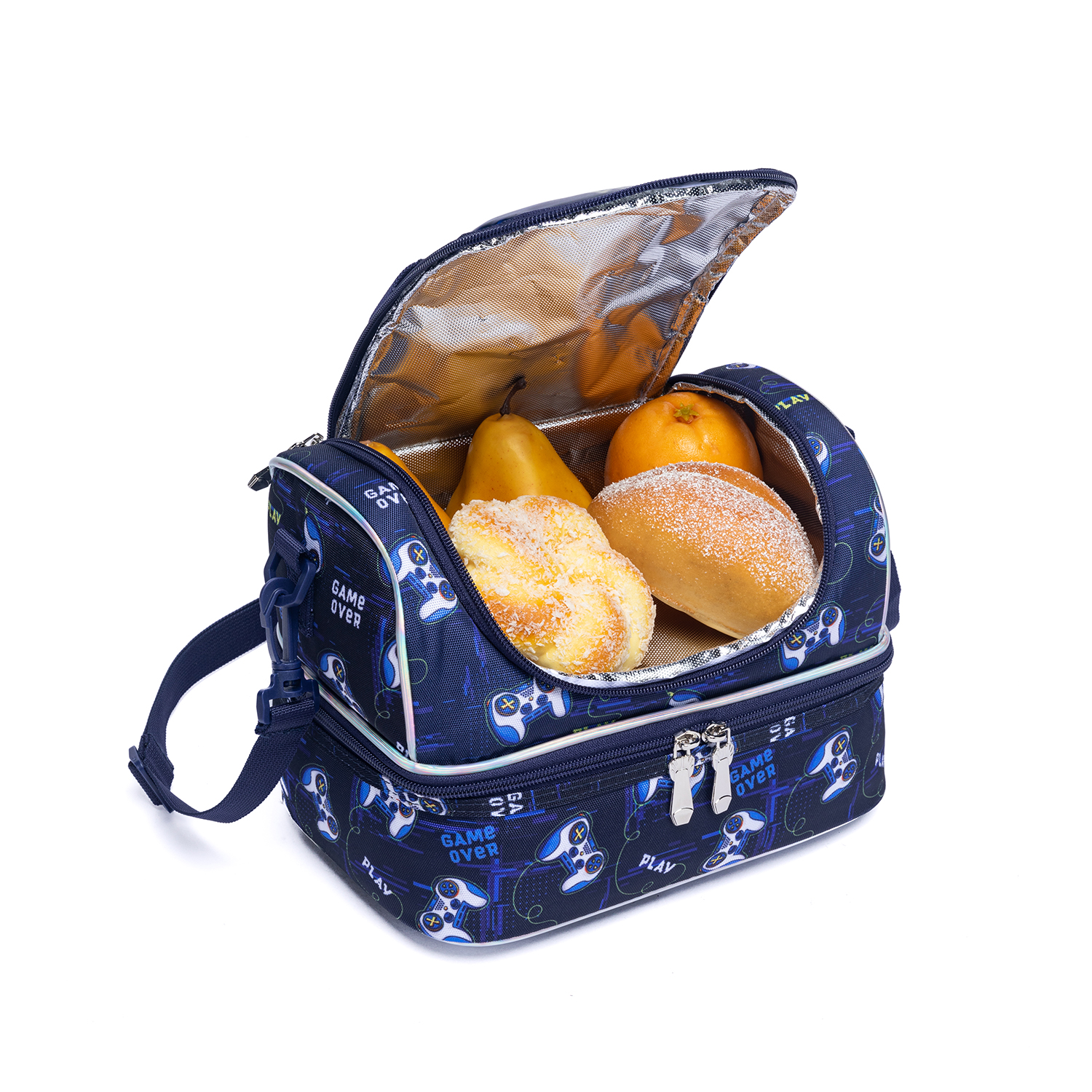 Lunch Box for Boys 5-12 Bento Box for Kids with Ice Pack Lunch Box with Stainless Steel Water Bottle