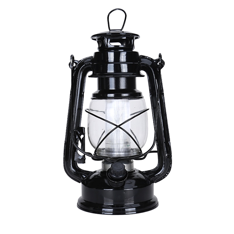 Retro oljelampa tält camping led ljus vintage stil fotogenlampa bredvid ljus för bar kafé led lampor batteriljus