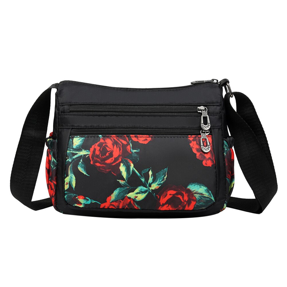 Oxford Wasserdichte Schulter Tasche Für Frauen Multi Tasche Umhängetaschen Blume Gedruckt Muster Weibliche Täglichen Reise Tote Taschen: A