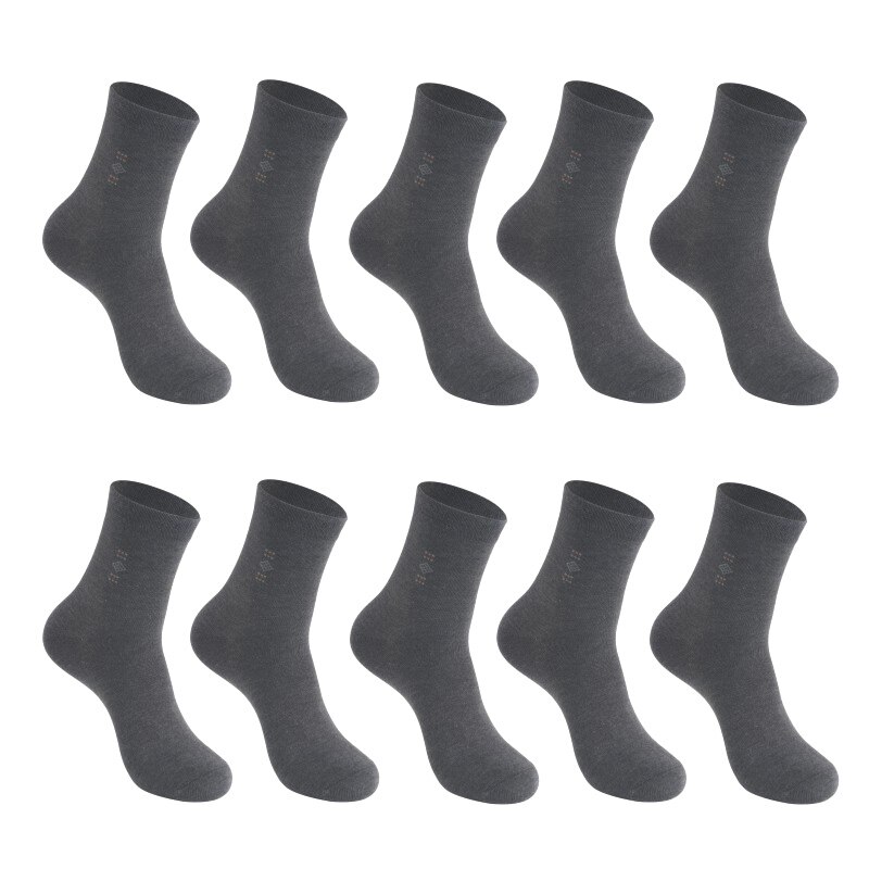 Chaussettes géométriques pour hommes, petites entreprises, pour travail OL, , offre spéciale, en coton, de bonne , 10 pièces =(5 paires), , décontracté: Z-DARK GREY