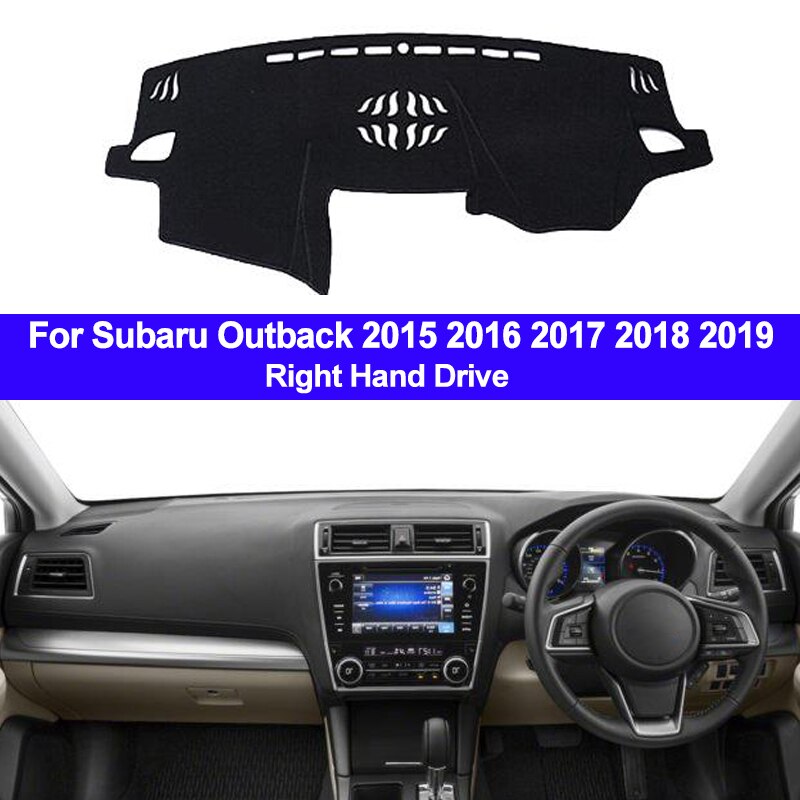 2 Layers Car Inner Dashboard Cover Cape For Subaru Outback Dashmat Pad Carpet Dash Mat Sun Shade Pad