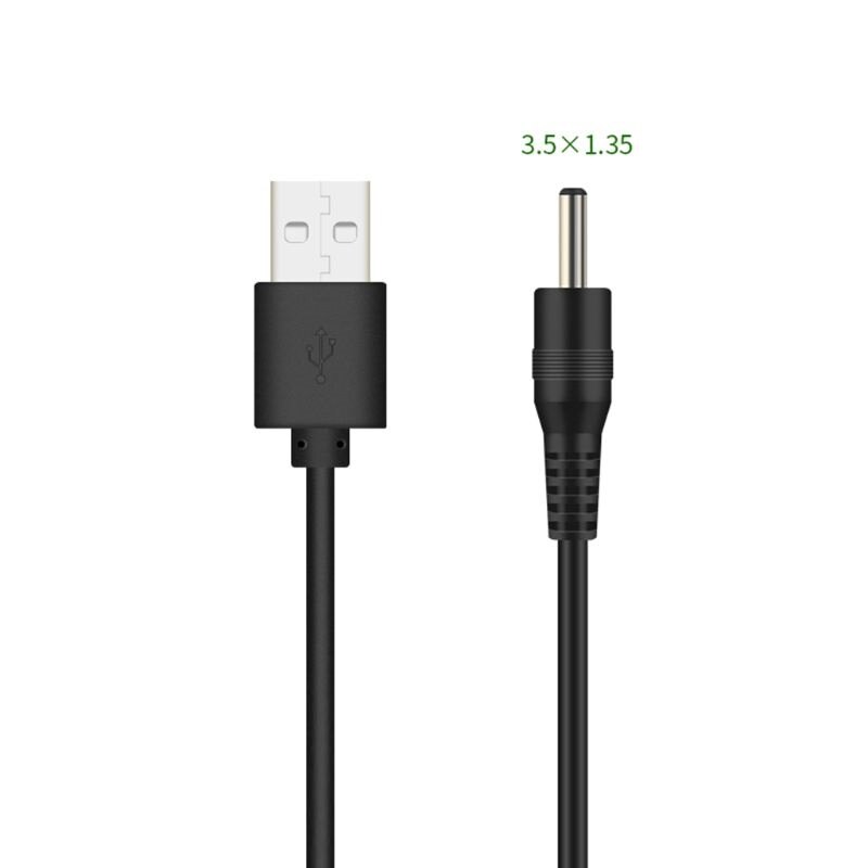 USB to DC Port Charging Cable Power Supply Cord Line DC/5.5x2.1 DC/5.5x2.5 DC/3.5x1.35 DC/4.0x1.7 DC/2.5x0.7 Connector: 1 M / DC 3.5x1.35