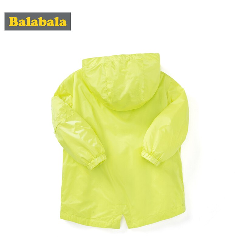 Balabala casaco de bebê roupas do menino primavera 2020 nova maré moda das crianças com capuz manga longa jaqueta outerwear