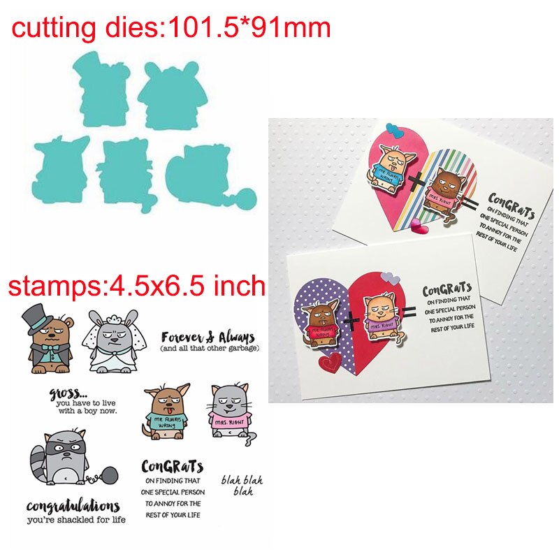 Set van 2 schattige kleine dieren (panda, kuiken, egel en zebra) met grappige sentimenten, stempel en stans voor doe-het-zelf scrapbooking: Ww0873 a 1 h 5613