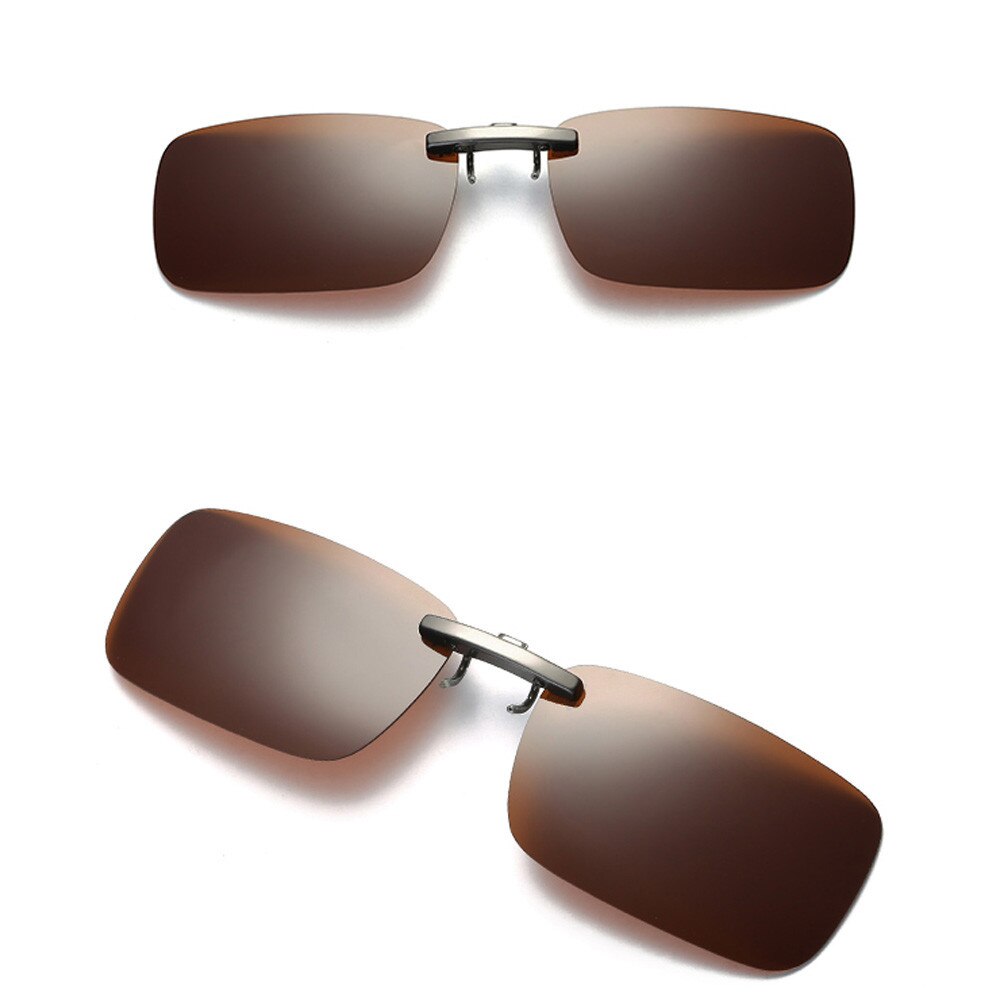 Gafas de sol de para hombre y mujer, lentes de visión nocturna desmontables, gafas de sol polarizadas de Metal para conducir