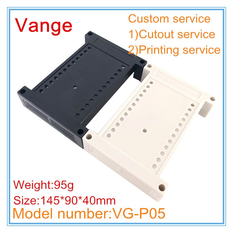 5 Stks/partij Plc Behuizing Industriële Controle Systeem Case 145*90*40Mm Abs Plastic Doos Behuizing Diy Voor elektrische Module Apparaat