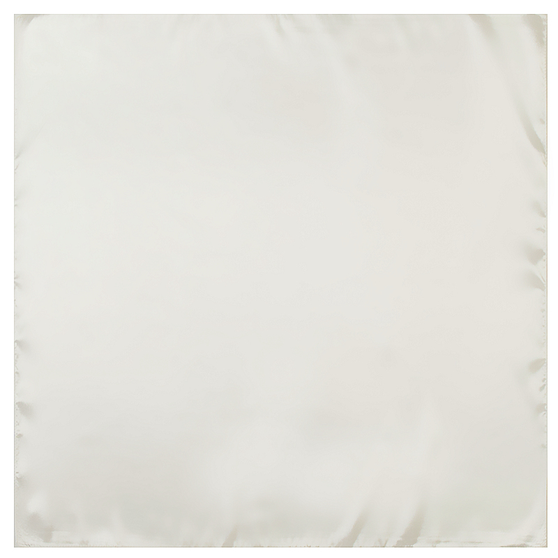 60cm primavera nova monocromática cor sólida ocupação feminina moda decoração pequeno lenço quadrado lenço de seda lenço de cabeça pequeno cachecol: Branco