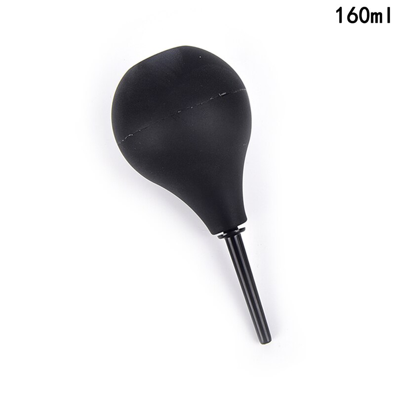 89Ml/160Ml/224Ml Peervormige Klysma Rectale Douche Systeem Wassen Siliconen Gel Voor anus Colon Anus Klysma Anale Reiniging: 160ml