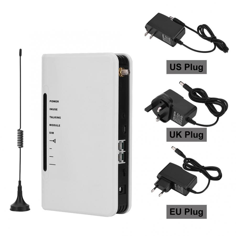La caja de teléfono inalámbrica a cable GSM funciona en 24 horas, puede conectar el grabador de alarma de la caja del teléfono con pantalla de estado de llamada de señal