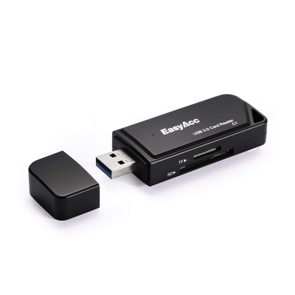 Easyacc Usb 3.0 Kaartlezer Sd Smart Memory Kaartlezer Mini Kaartlezer Voor Micro Sd/Tf Microsd Computer Laptop accessoires