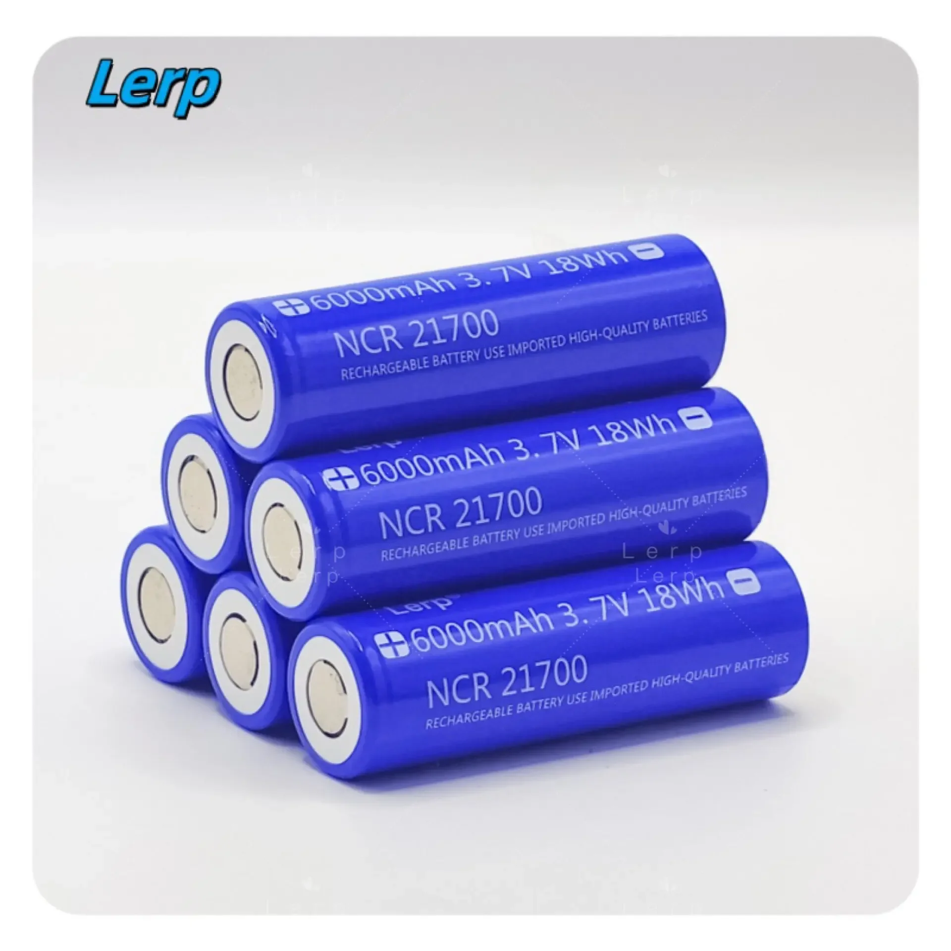 21700 3.7v 6000mAh li-ion battery cell 5C 20A high rate 21700 for diy pack power EV AGV RV robot wholesa lerp15: Pink