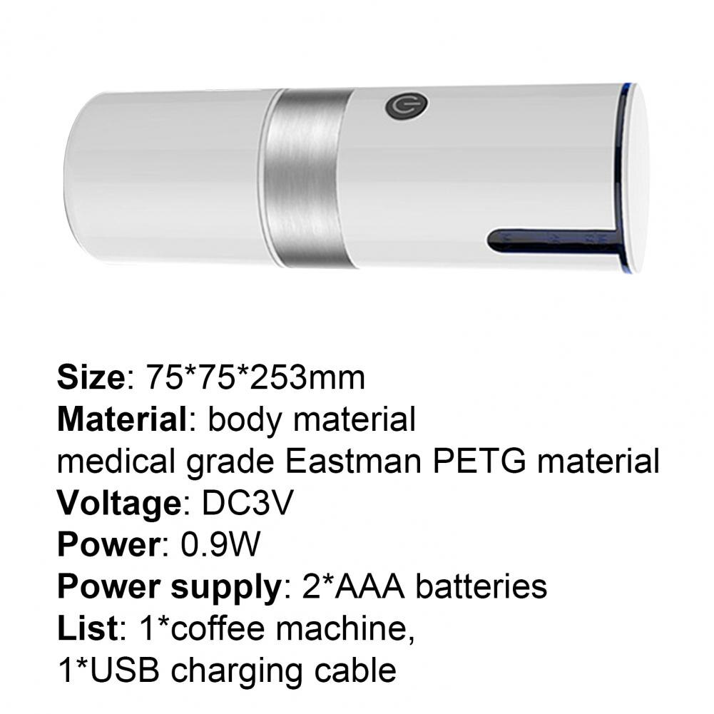 Coffee Machine Food Grade One-click Start ABS Small Automatic Coffee Maker Tools for Home Coffee Machine