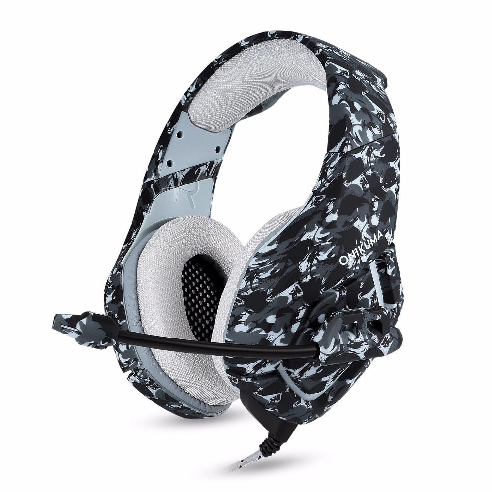 ONIKUMA Gaming Headset Gaming headphone Wired Earphone Casque Gamer Stereo Bass with Microphone Headphones For PS4 Laptop PC