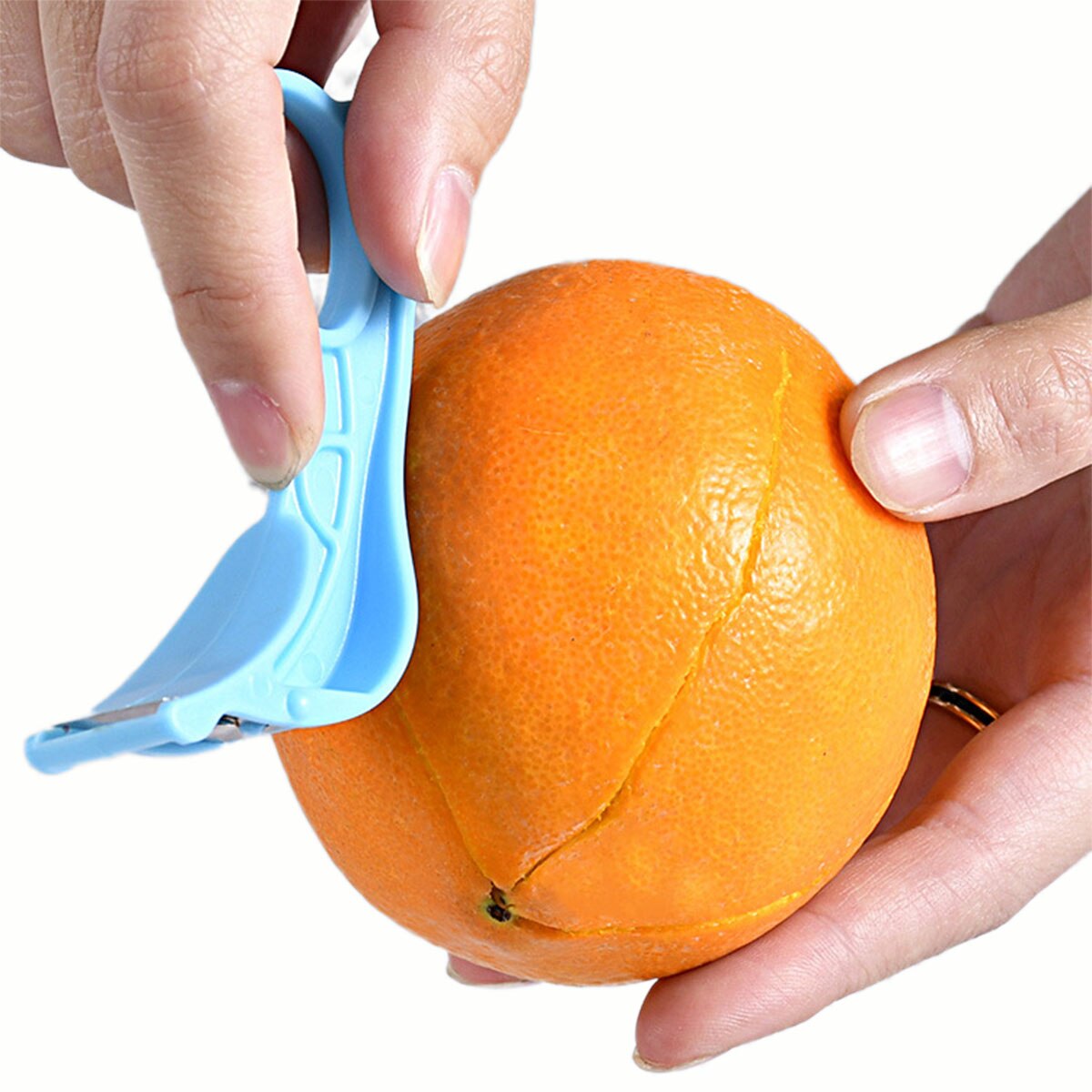 Monitoimirengas turvallinen kuorija hedelmänkuorija muovi appelsiinin kuorintakone omenan kuorintaveitsi товары для кухни