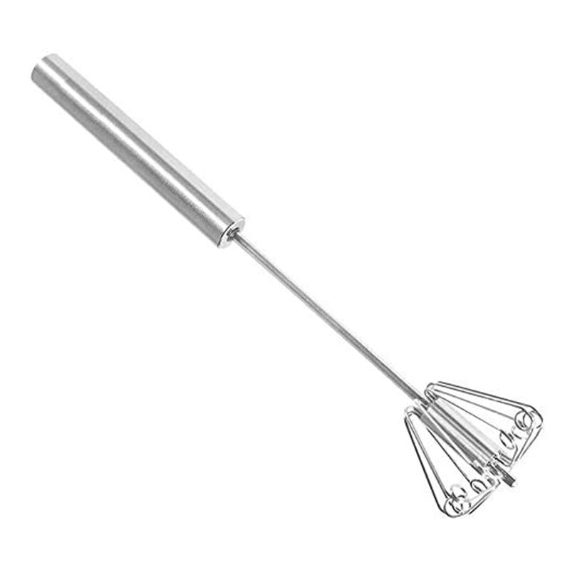Stainless Steel Mixer 12 Inch Egg Beater Manual Pr... – Vicedeal