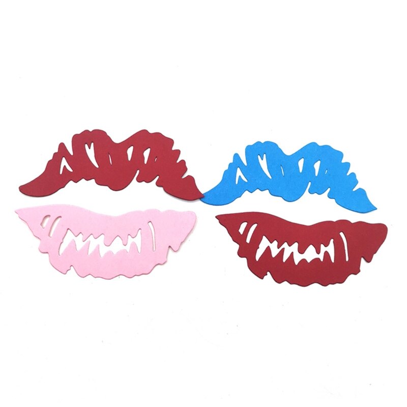 2 Pieces Cutting Dies Heart Cutting Dies Love Heart Embossing Stencils Templates 87HA