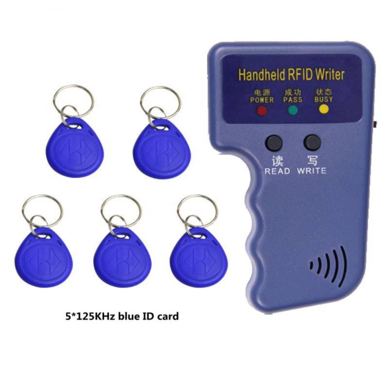 125kHz RFID-Programmierer Duplikator Kopierer Writer Reader Writer ID-Karte Kloner & Key Access Card Replikator Schlüssel bund Reader: Khaki