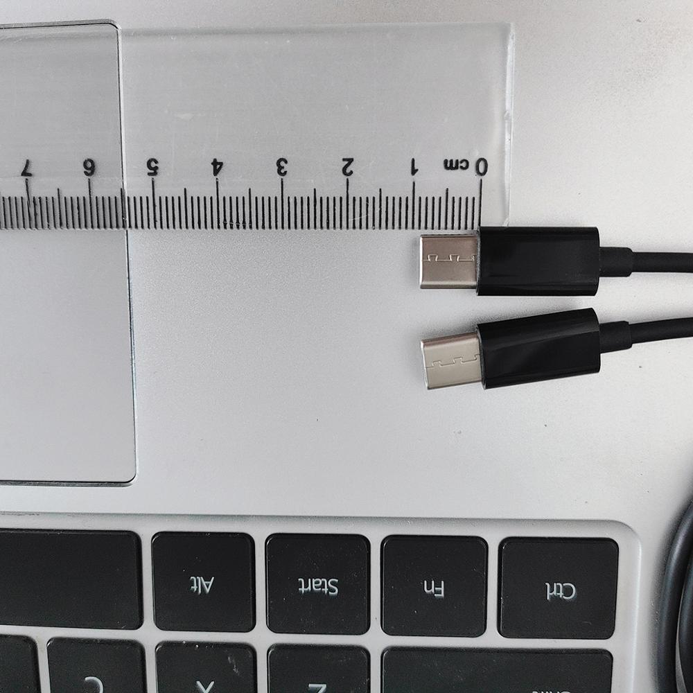1 meter 3ft usb-c -ladekabel mit 8.5mm 2 in 1