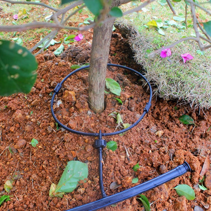 20m Irrigation Shunt Tube Drip Hose Emitters Fruit Trees Bonsai Plants Saving Water Drip Lines Irrigate Diverting Pipe