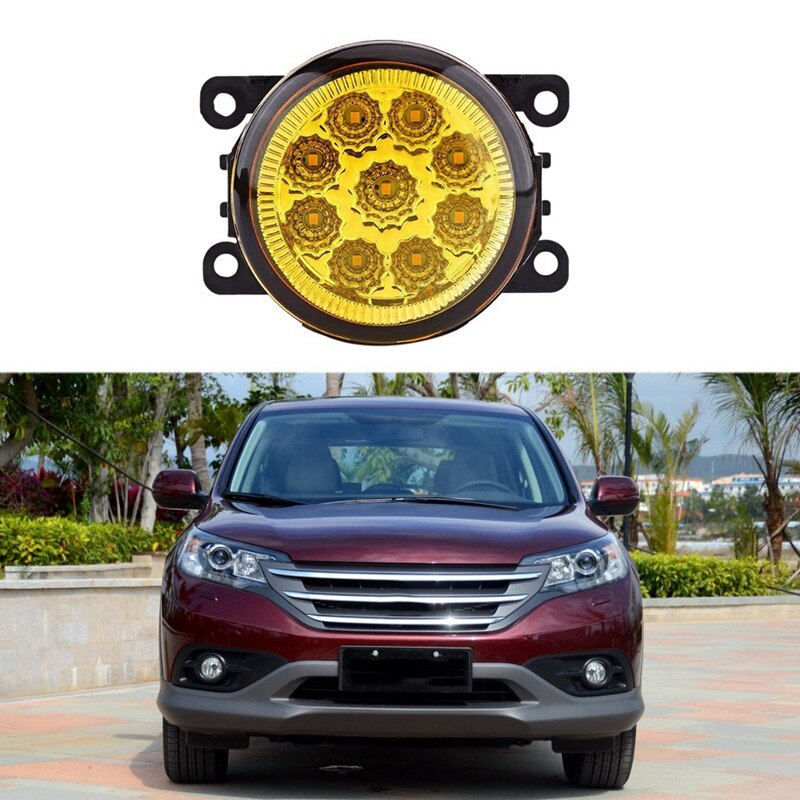 4F9Z-15200-AA 2Pcs Auto Mistlampen Verlichting Led Verlichting Voor Ford Explorer Transit Focus Fusion Voor Honda Crosstour CR-V Voor nissan