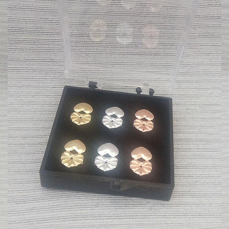 Pendientes de oro/plata/oro hipoalergénicos para mujer, pendientes con soporte lfters: 12