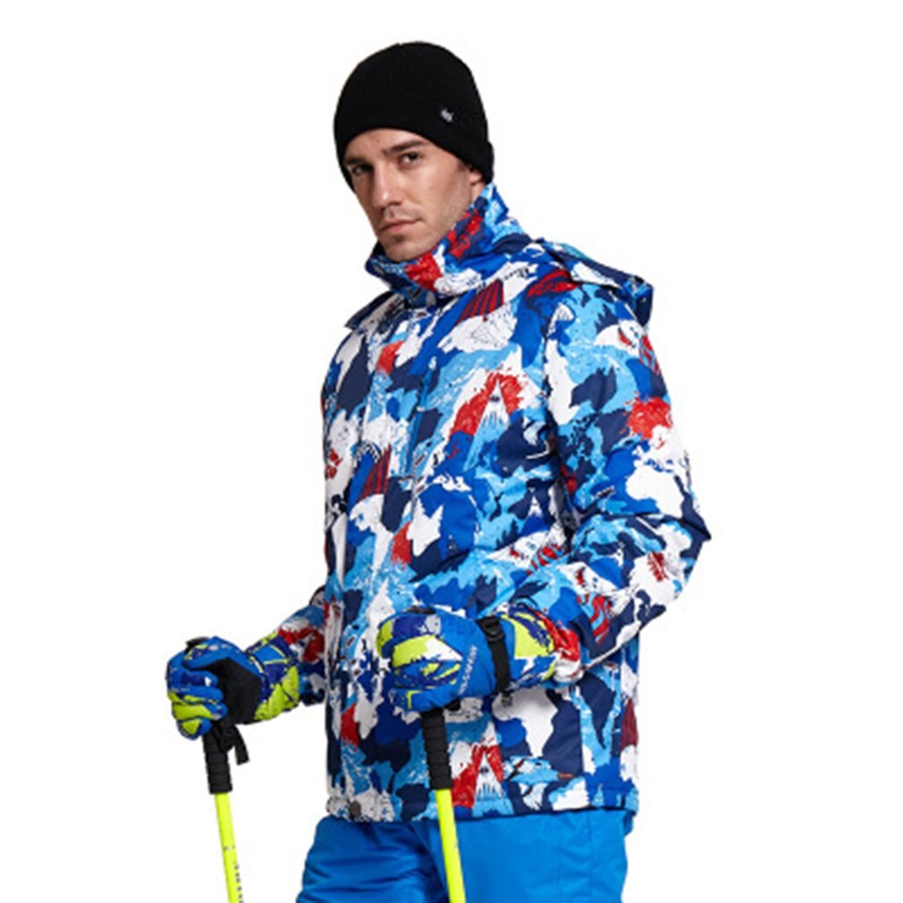 2022 Ski Jacket Men Waterproof Windproof Warm Outdoor Wear Breathable Skiing Snowboarding Hiking Winter
