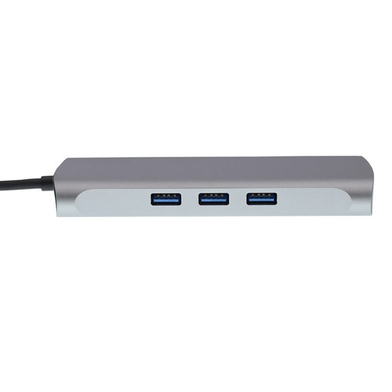 USB C Hub Adapter 8 in 1 USB C zu VGA 4K HDMI TF/SD Kartenleser PD Ladung USB 3,0 Docking Bahnhof für Mac Profi