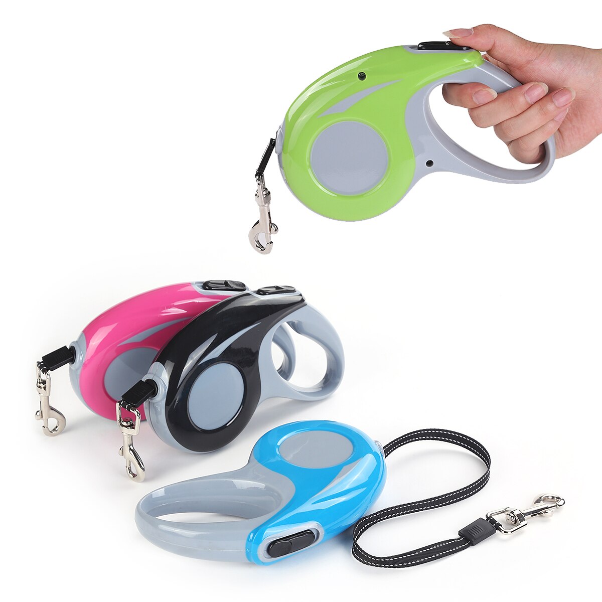 Laisse rétractable pour chien, 3M/5M, Flexible et Durable, corde de Traction pour chien, petit et moyen gabarit