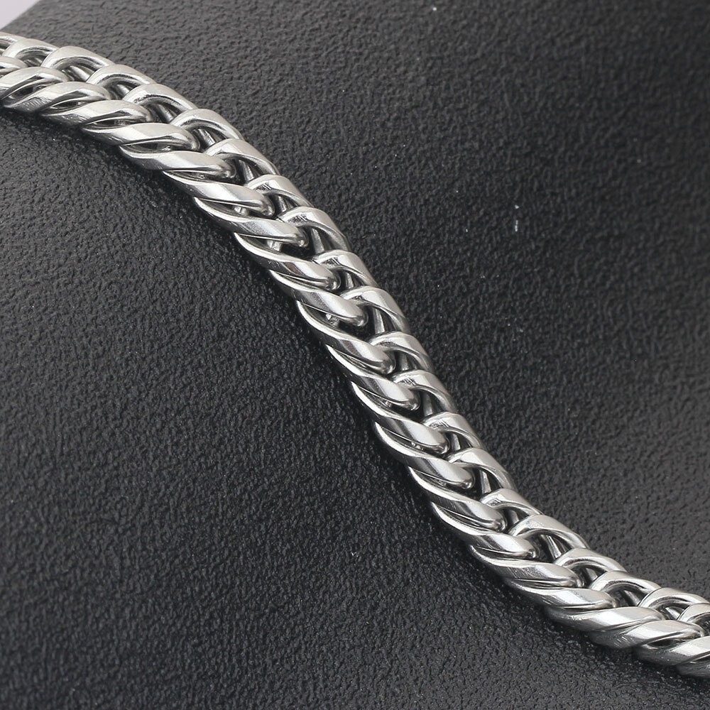 316L Stainless Steel Mens Bracelets bangles Classic 8MM Link Chain Jewelry Bracelets For Man