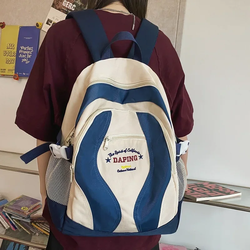 Schultaschen Damen Rucksack Unisex Laptoptaschen Große Kapazität Umhängetasche Freizeitreisetasche Teenager Student Schultasche
