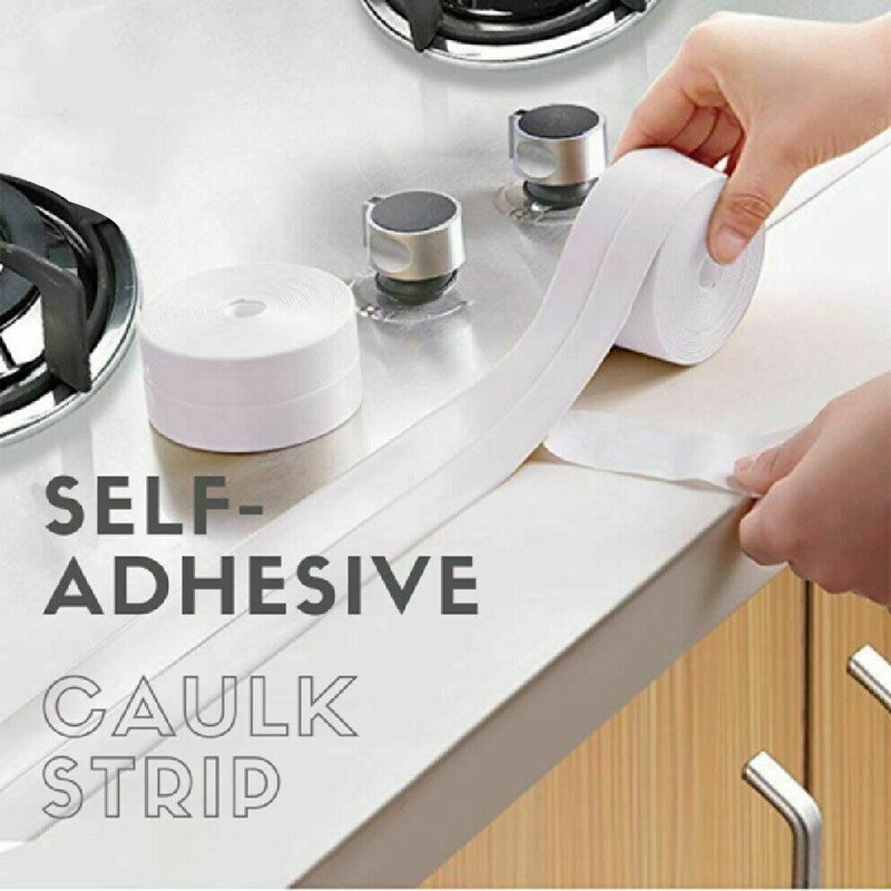 Mould Proof Plakband Professionele Zelfklevende Kalefateren Strip Waterdicht Voor Keuken Badkamer Hoek H99F