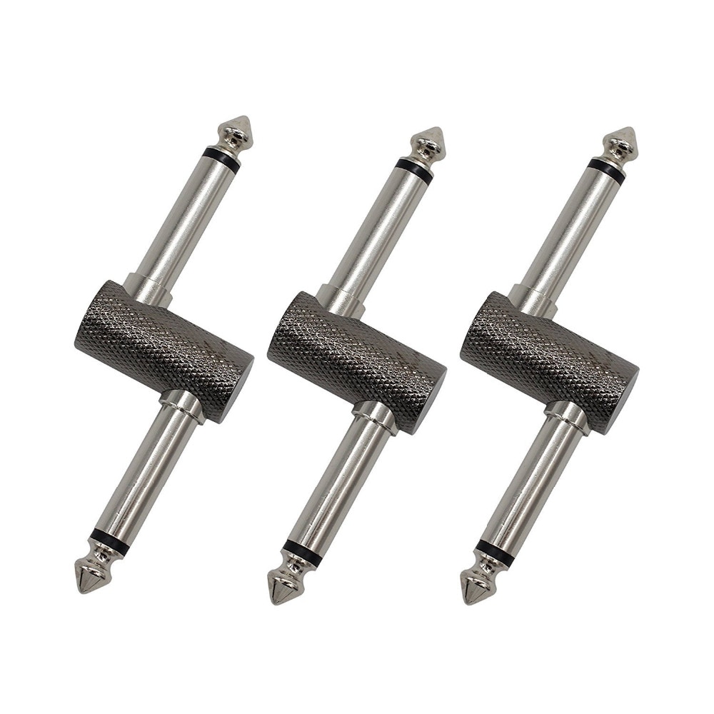 Sonicake 1/4 pouce Z Type coupleur de pédale (3 Pack) pour guitare effet pédale connecteur raccourci routage QZC-02