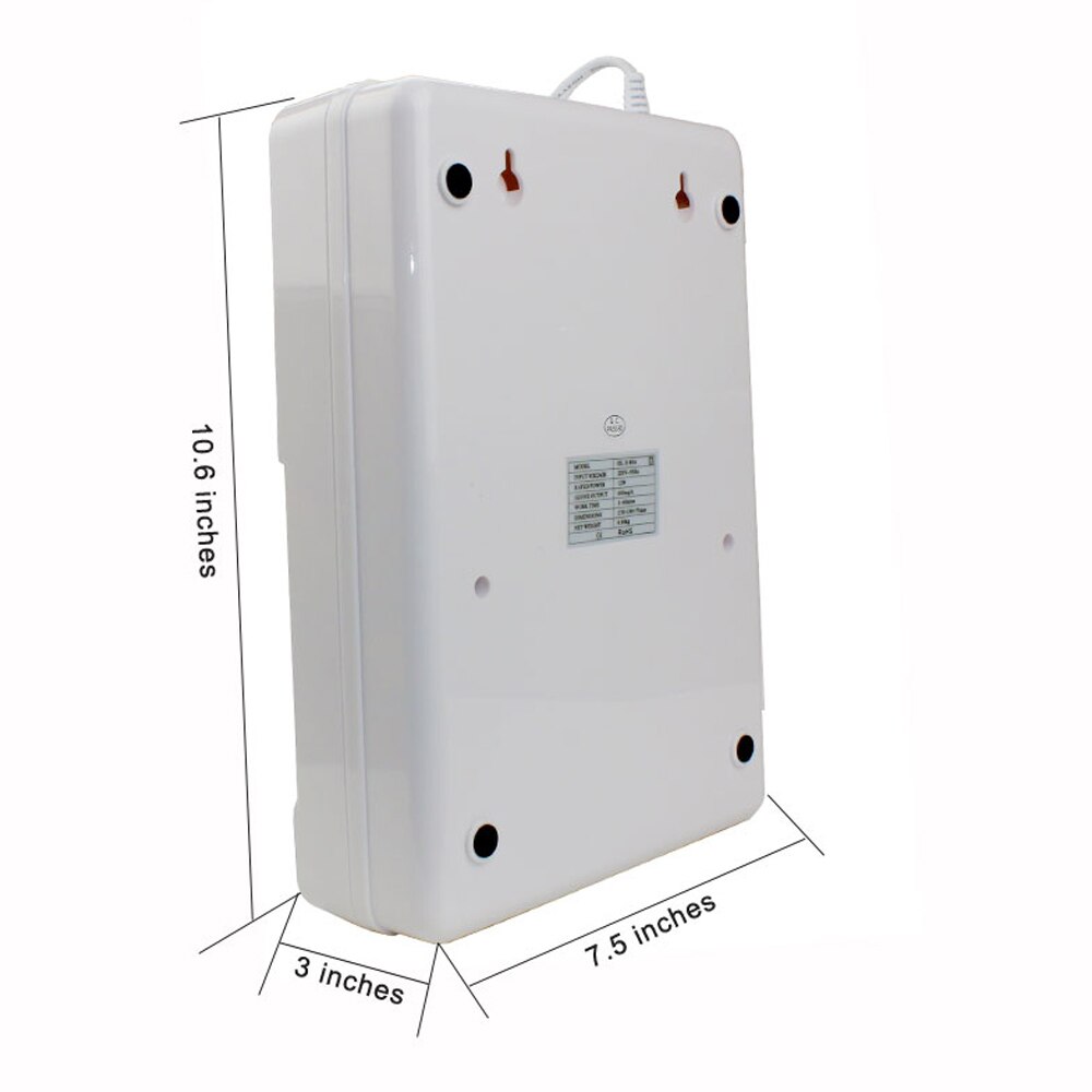 600mg/h Ozone Generator Ozonator O3 Timer Air Purifiers Purify Oil Vegetable Meat Air Water Portable Oxygen Concentrator