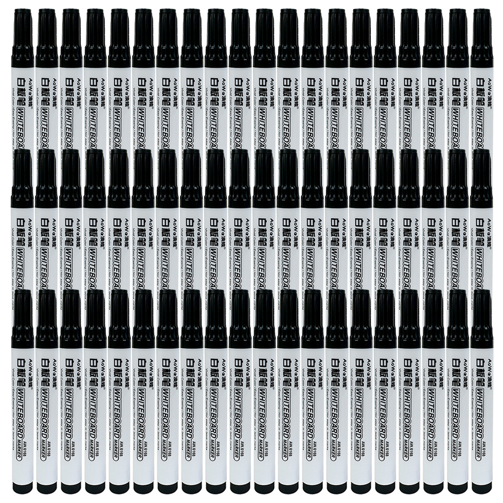 Suddbar Magnetisk Whiteboard Penna - 13.3cm - 10 Pennor/Box - Skola Kontor Konst: Lavendel-