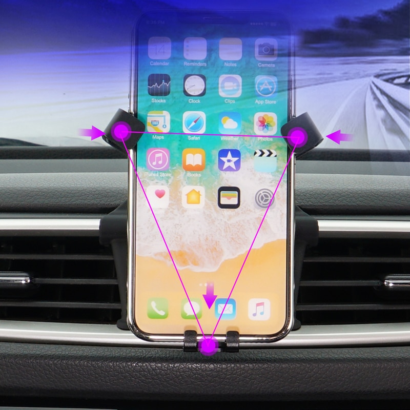 Car Air Vent Mount Phone Holder for Mobile Phone Stable Cradle Smart Phone Stand For Nissan Qashqai J11