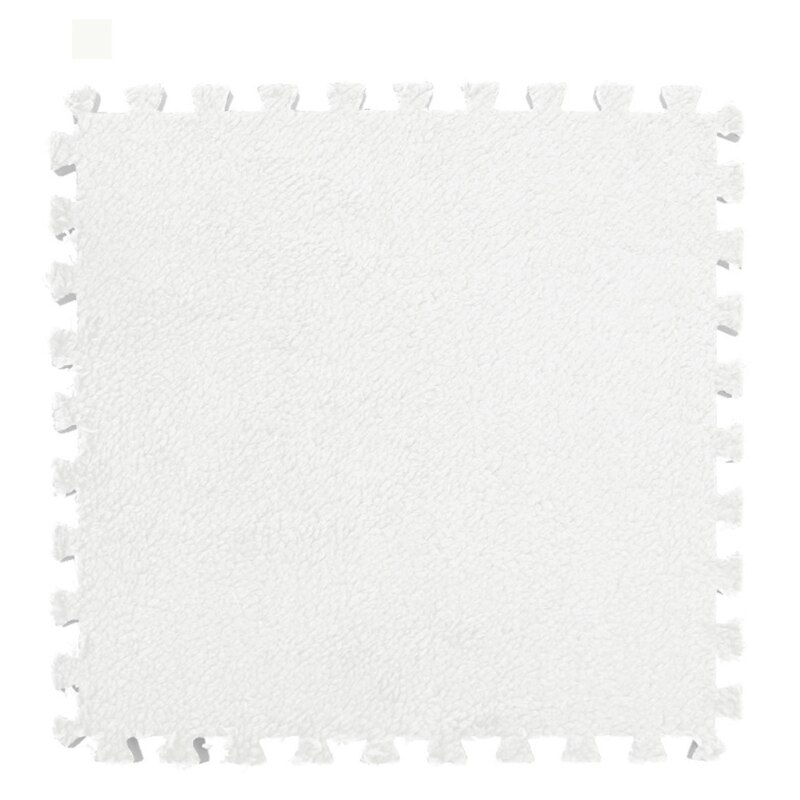 Tapis de jeu en peluche pour bébé et enfant, puzzle à faire soi-même, pour sol, carreaux de mousse carrés imbriqués