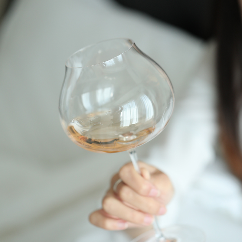 JINYOUJIA Slovakia RONA Style Super Thin Crystal Burgundy Goblet Dark White Wine Glass Sommelier Exclusive Tasting Wine Glass