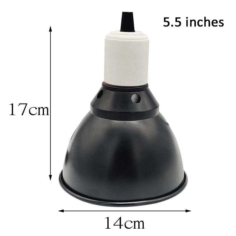300W E27 Reptiel Lamp Set Verlichting 100-240V UVB Verwarming Lamp Beugel Huisdier Gloeilamp Beugel lampenkap Emissie Lampen Reptiel: Licht Groen