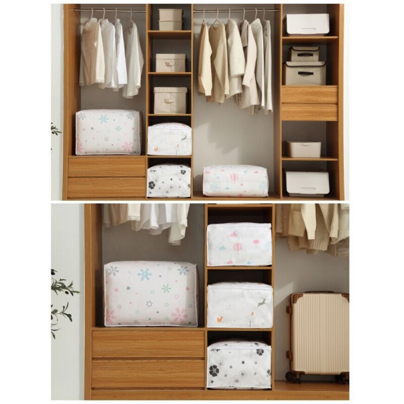 Haushalt Decke Lagerung Tasche Große Wasserdichte Kleidung Lagerung Tasche Faltbare Decken Organizer Tasche tragbar Lager Taschen Für Hause