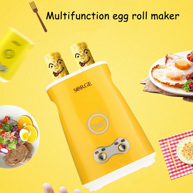 220v elektriske automatiske omeletter dobbel eggemaskin dobbel bryter kok kok egg egg pølse maskin komfyr frokost maker
