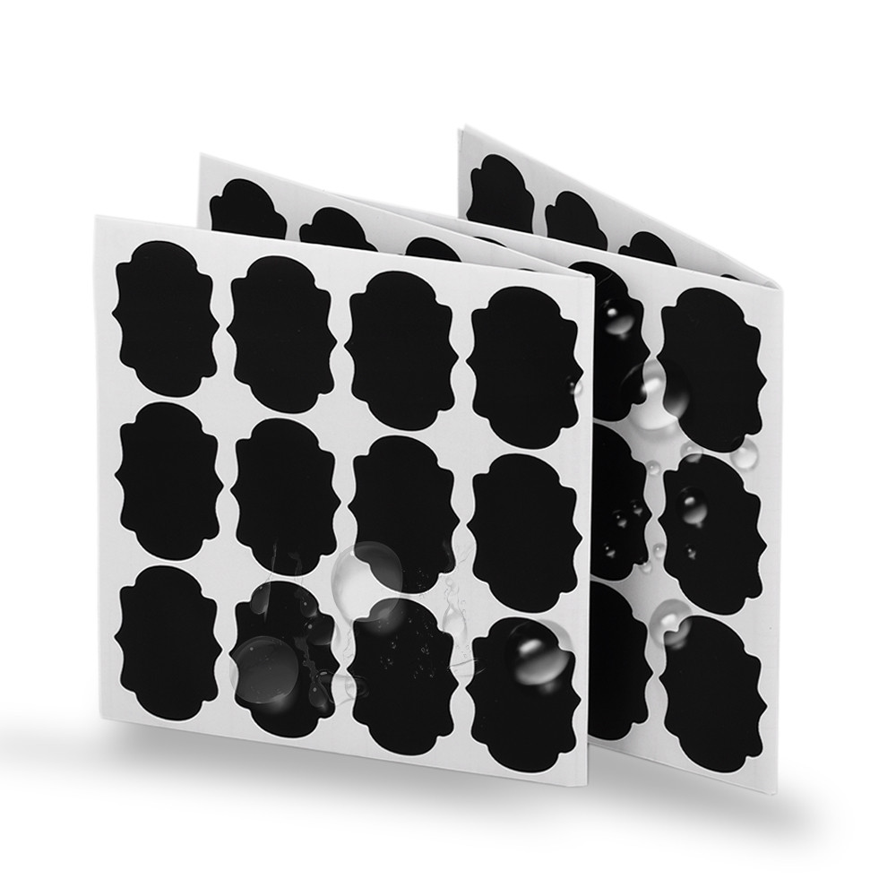 Pegatinas impermeables para tarros, calcomanías de especias, almacenamiento de botellas de cocina, organizador de mermelada, etiquetas, pizarra, 192 piezas: Default Title