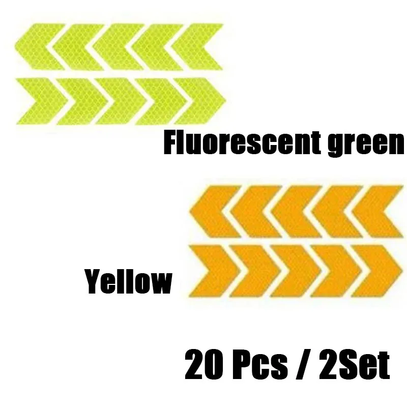 Bike Frame Sticker Arrow Reflective Sticker Car Motorcycle Bicycle Decal Safety Cycling Reflective Tape Bike Accessories: black