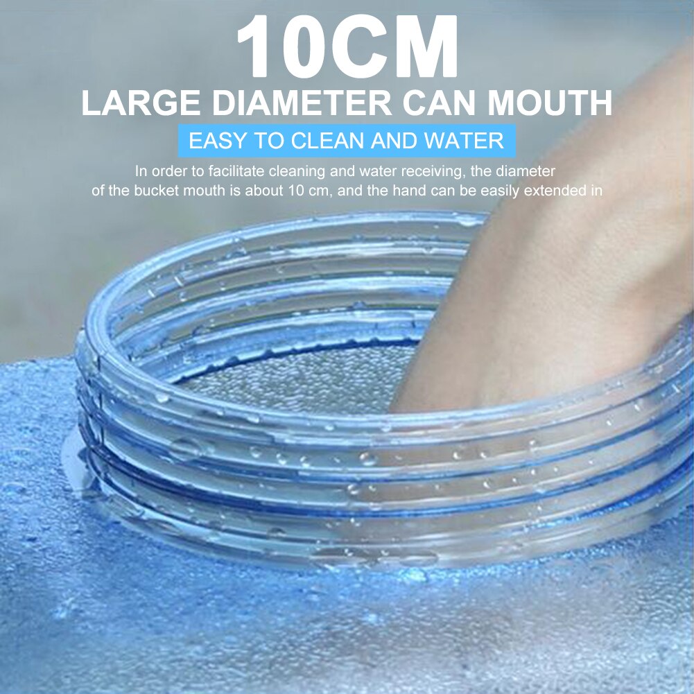 5.5L/10/15L Capacity Outdoor Water Bucket Portable Cube Water Tank Container with Faucet for Outdoor Camping Picnic Hiking