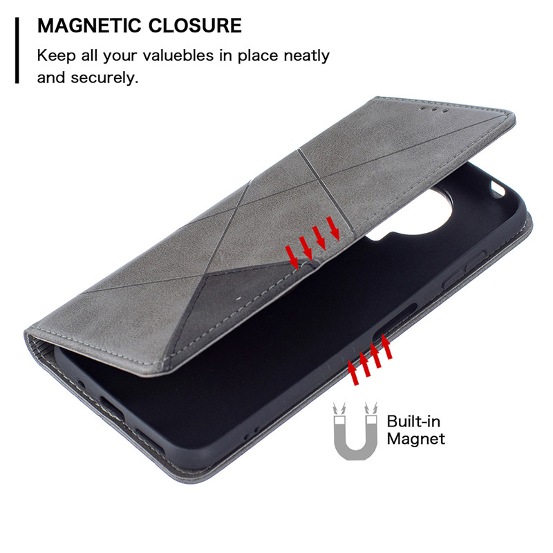 Capa flip magnética de couro para nokia, capa para celulares nokia 20 nokiag20 com porta-cartões