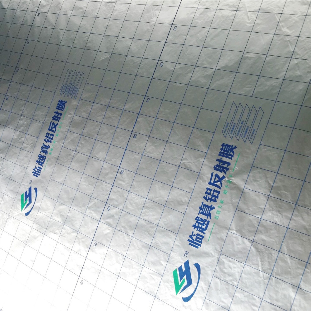 Reflektierende Film Für Elektrische Fußbodenheizung 4CR Energie Saving Aluminium Folie Isolierung Thermische Material, 5m 2/lot