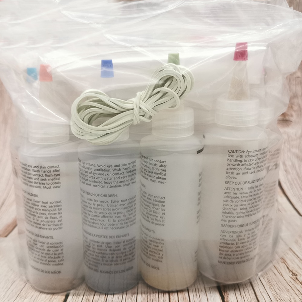 5 Bottles/12Bottles Permanent One Step Tie Dye Set DIY Kits for Fabric Textile Craft Arts Clothes for Solo Projects Dyes Paint