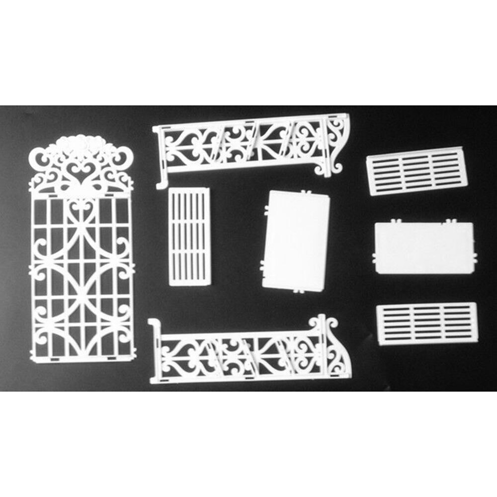 Citygirl White Plastic 5-layer Doll Shoes Rack Hollowed Shoe Shelt Playhouse Accessories